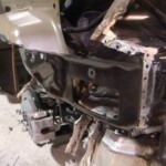 Photographs of a 2014 Chevrolet Camaro that was in an accident and repaired by Elite Paint & Body Shop in West Palm Beach Florida